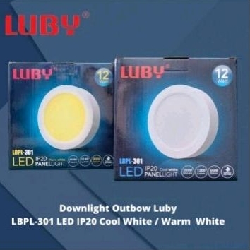 Downlight LED Outbow 12 Watt LBPL-301 Luby