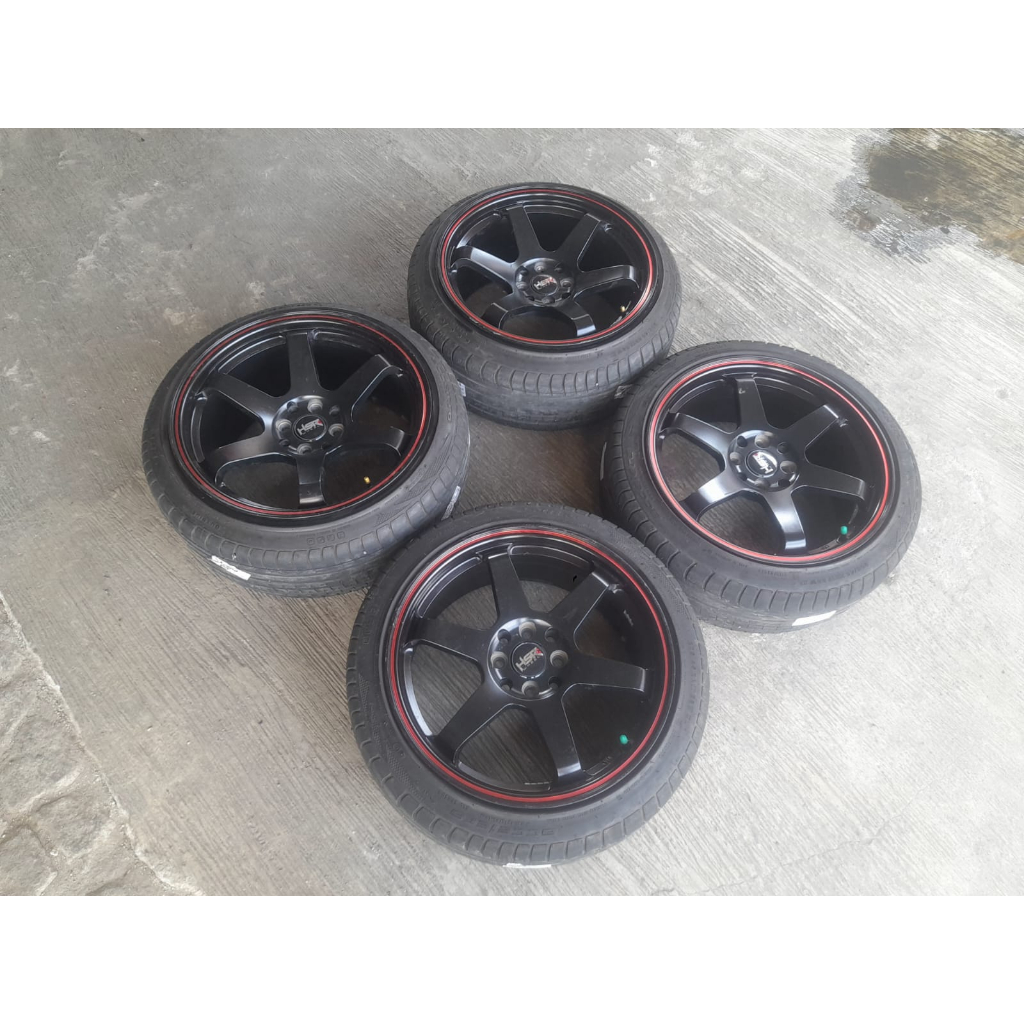 VELG SECOND RACING HSR TOKYO RING 17 HOLE 4X100/114 + BAN