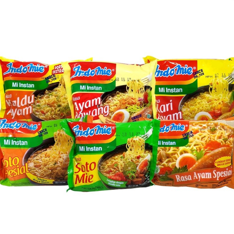 

(PROMO) INDOMIE KUAH ANEKA RASA / MIE INSTAN INDOMIE / MIE GODOK INDOMIE / 1 Pcs @70g