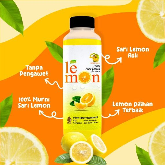 

Jus / Sari Lemon Murni Untuk Diet Detox dan Antioksidan