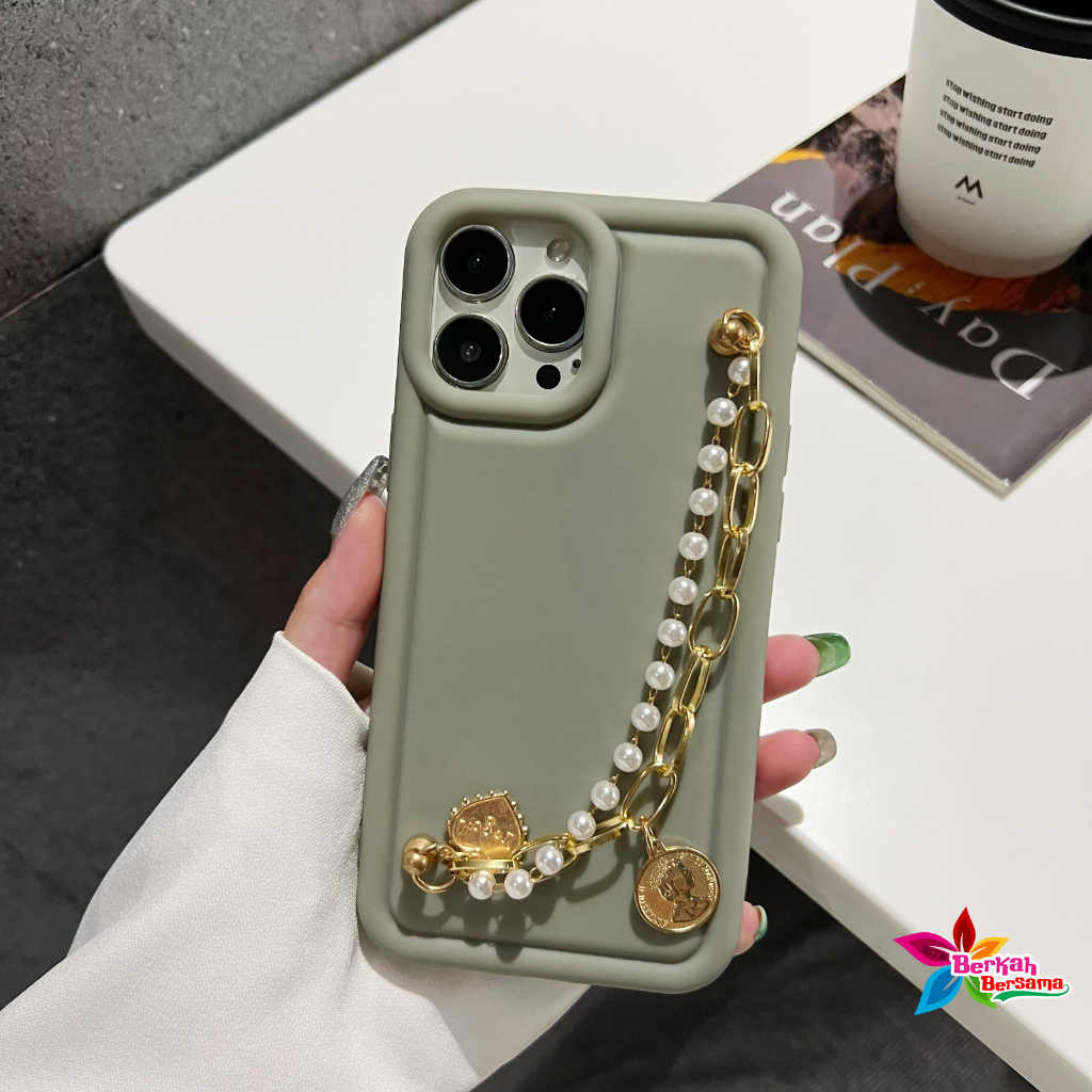 GC70 Softcase Deluxe Matte Air Bag Shockproof Macaron Diamond Hand Grip Chain For INFINIX SMART 5 6 6 NFC 6+ 7 HOT 8 9  10 11 12 20 30 PLAY HOT 11 2022 NEW 11S 12 12i 20i 30 30i NOTE 11 12 G96 30 30 PRO BB8992