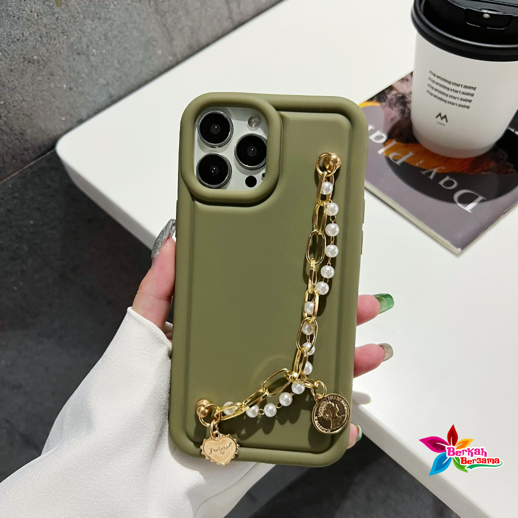 GC70 Softcase Deluxe Matte Air Bag Shockproof Macaron Diamond Hand Grip Chain For INFINIX SMART 5 6 6 NFC 6+ 7 HOT 8 9  10 11 12 20 30 PLAY HOT 11 2022 NEW 11S 12 12i 20i 30 30i NOTE 11 12 G96 30 30 PRO BB8992