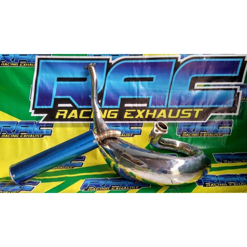 knalpot RX king RX special udang lobster croom slenser biru