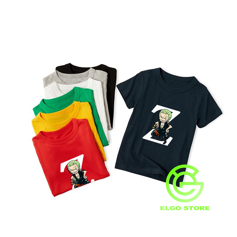 ELGO_STORE | Terbaru Kaos Anak One Piece 1 - 12 Tahun / Kaos Anak One Piece / Kaos Anak One Piece Ge