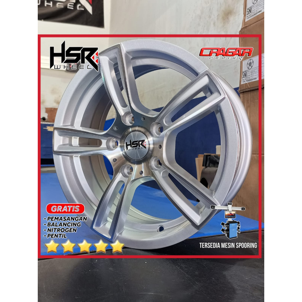 Velg Mobil Ring 15 Lubang 5 Cocok Buat Innova Ertiga Luxio Granmax Dll