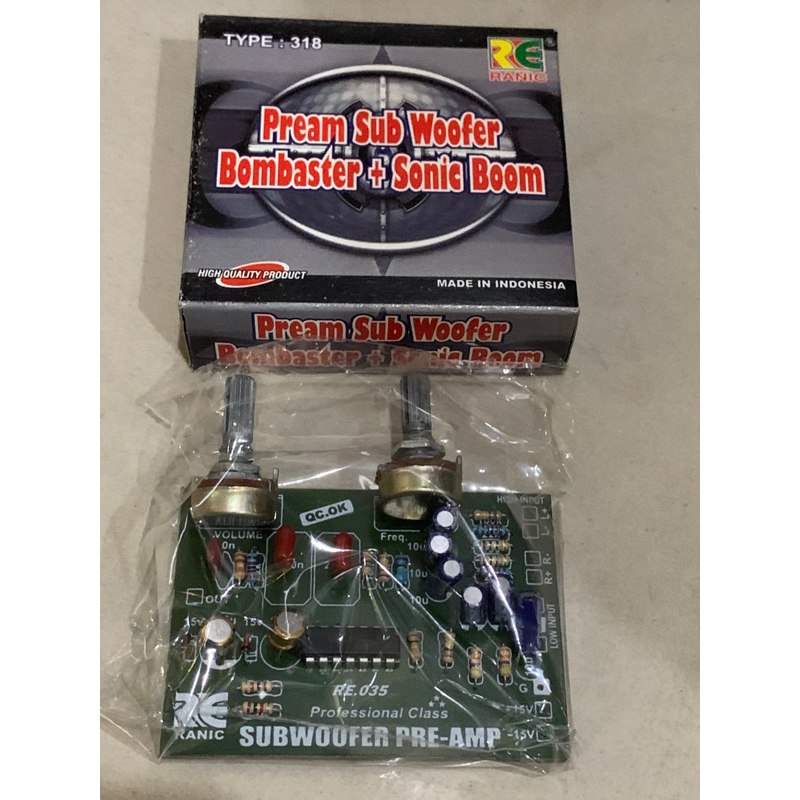 Kit filter subwoofer preamp Ranic