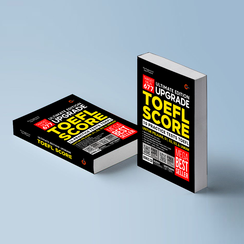 

Buku Ultimate Edition Upgrade TOEFL Score SUPERLENGKAP BONUS CD AUDIO LISTENING