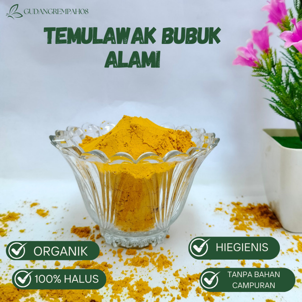 

TEMULAWAK BUBUK MURNI (BISA COD)