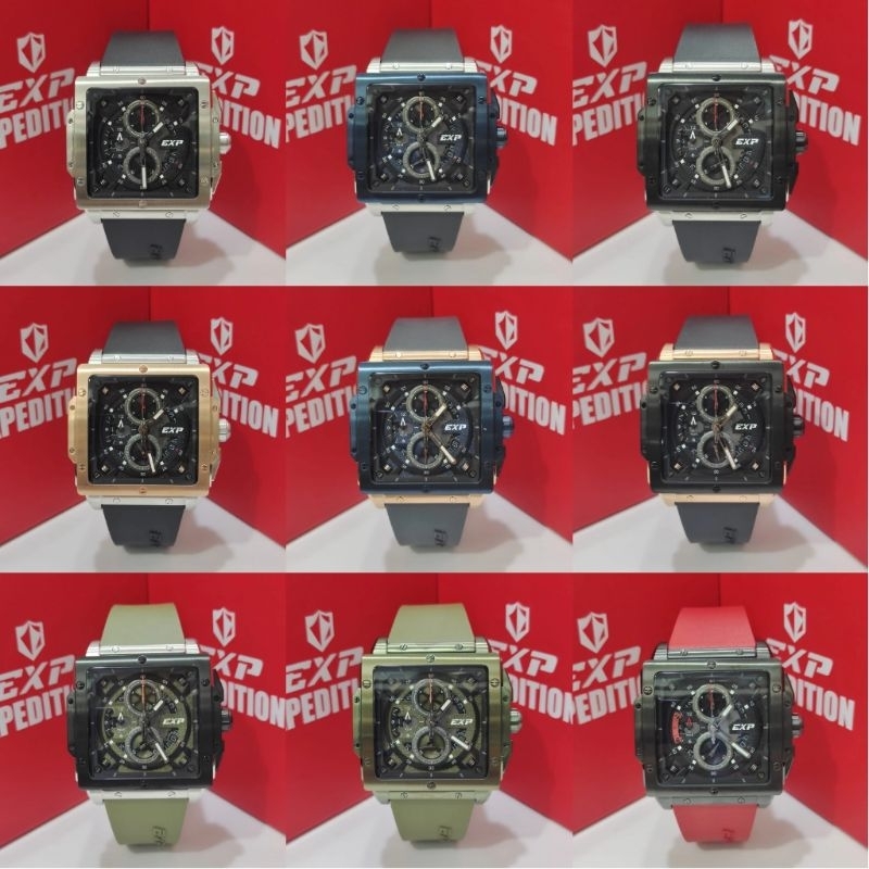 Jam Tangan Pria Expedition E 6844 Mc Original Garansi Resmi