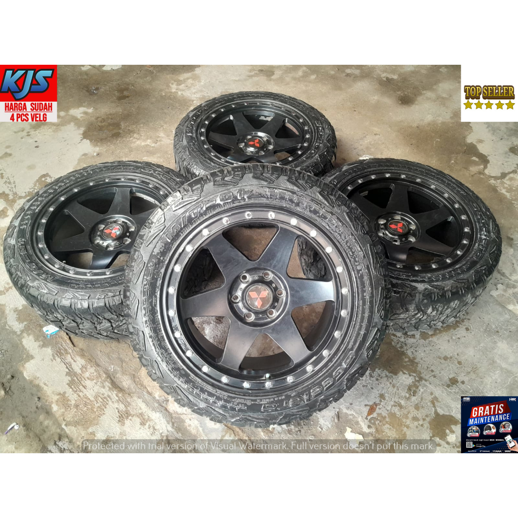 MENJUAL VELG SECOND TERMURAH BERKUALITAS COCOK BUAT MOBIL PAJERO PAJERO SPORT FORTUNER TRITON DAN HI