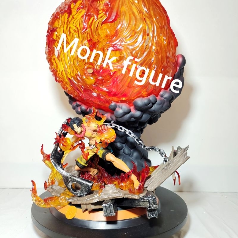 Statue Tsume Art HQS Portgas D. Ace One Piece With Led Recast