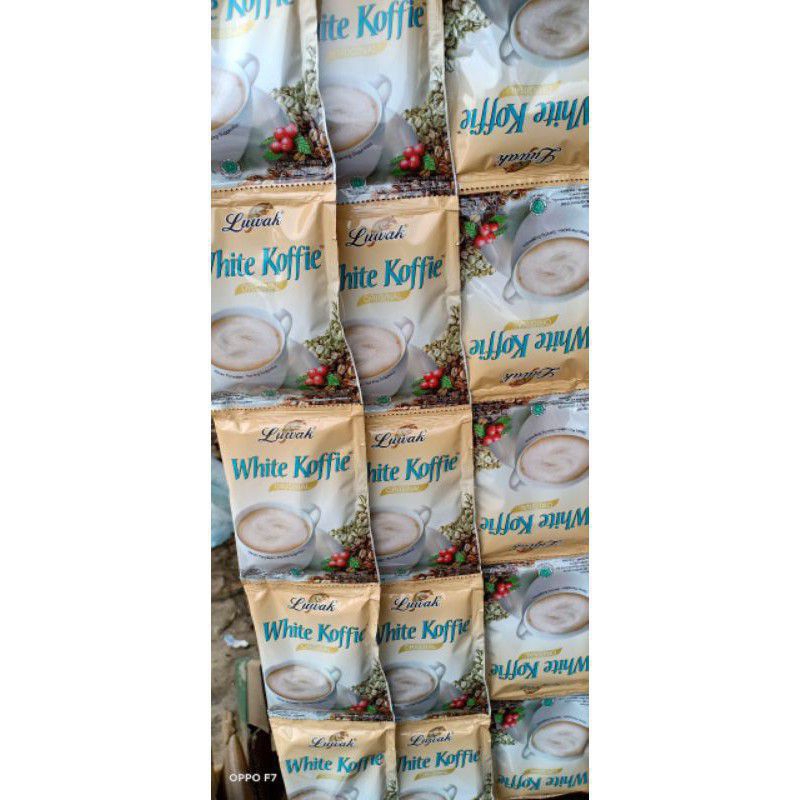 

Luwak White koffie original 20gr 1renteng isi 10bungkus