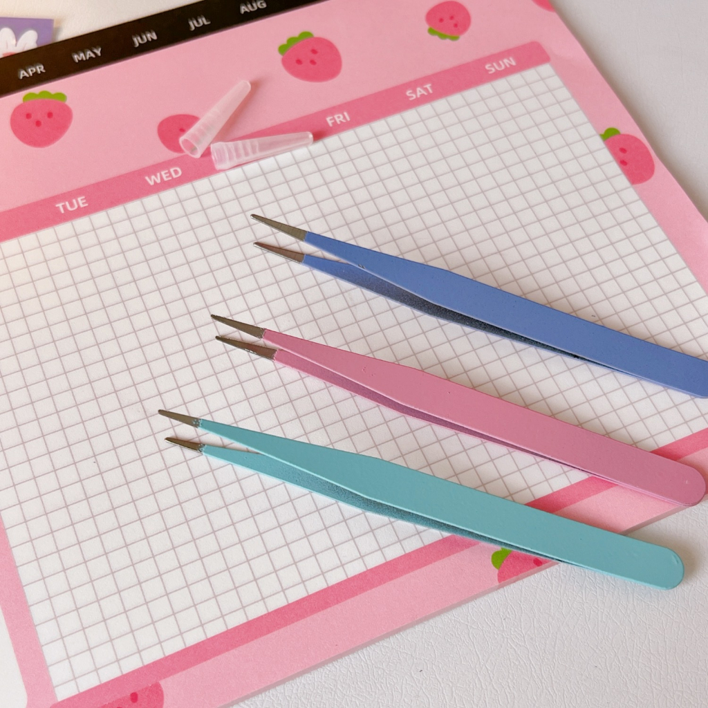 

PASTEL Tweezer Pinset Jepitan Jepit Sticker Pencepit Sticker Scrapbook