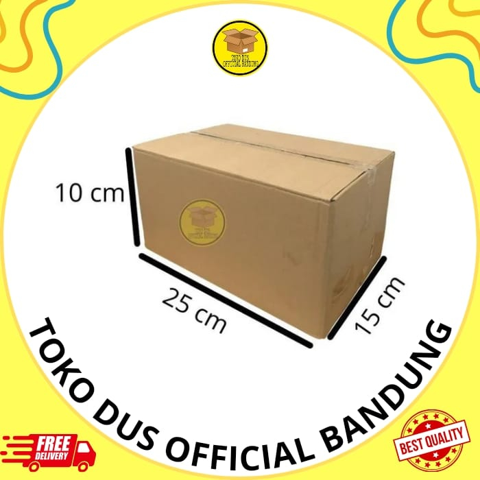 

( Min Order 15 Pcs) Dus Baru Polos Uk. 25 x 15 x10 cm / Dus Packing / Kardus