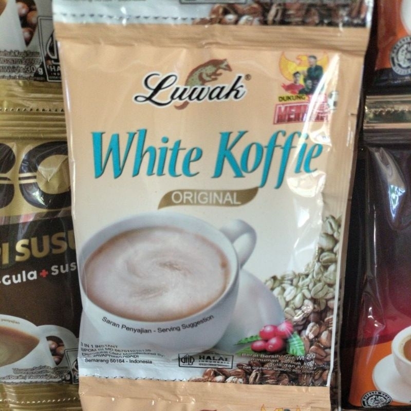 

Luwak white koffie 1 renceng isi 10 sachet