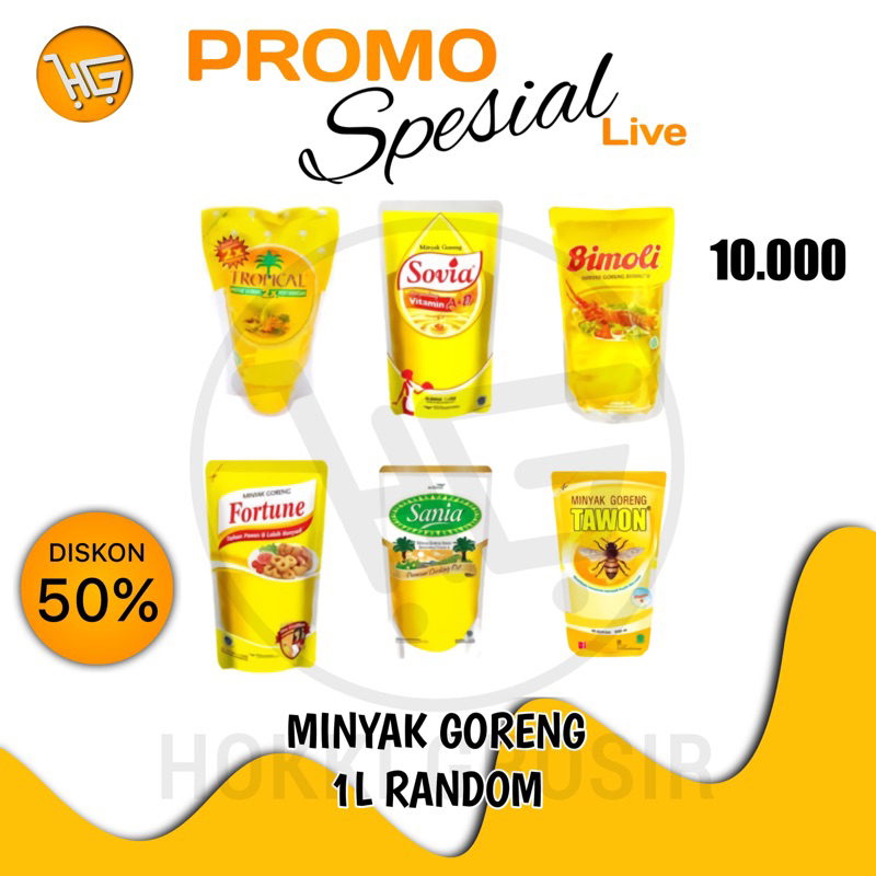 

Minyak Goreng 1L Random