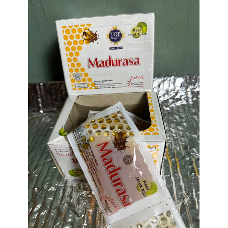 

Madurasa Sachet rasa jeruk nipis ( 1 box isi 12 sachet )