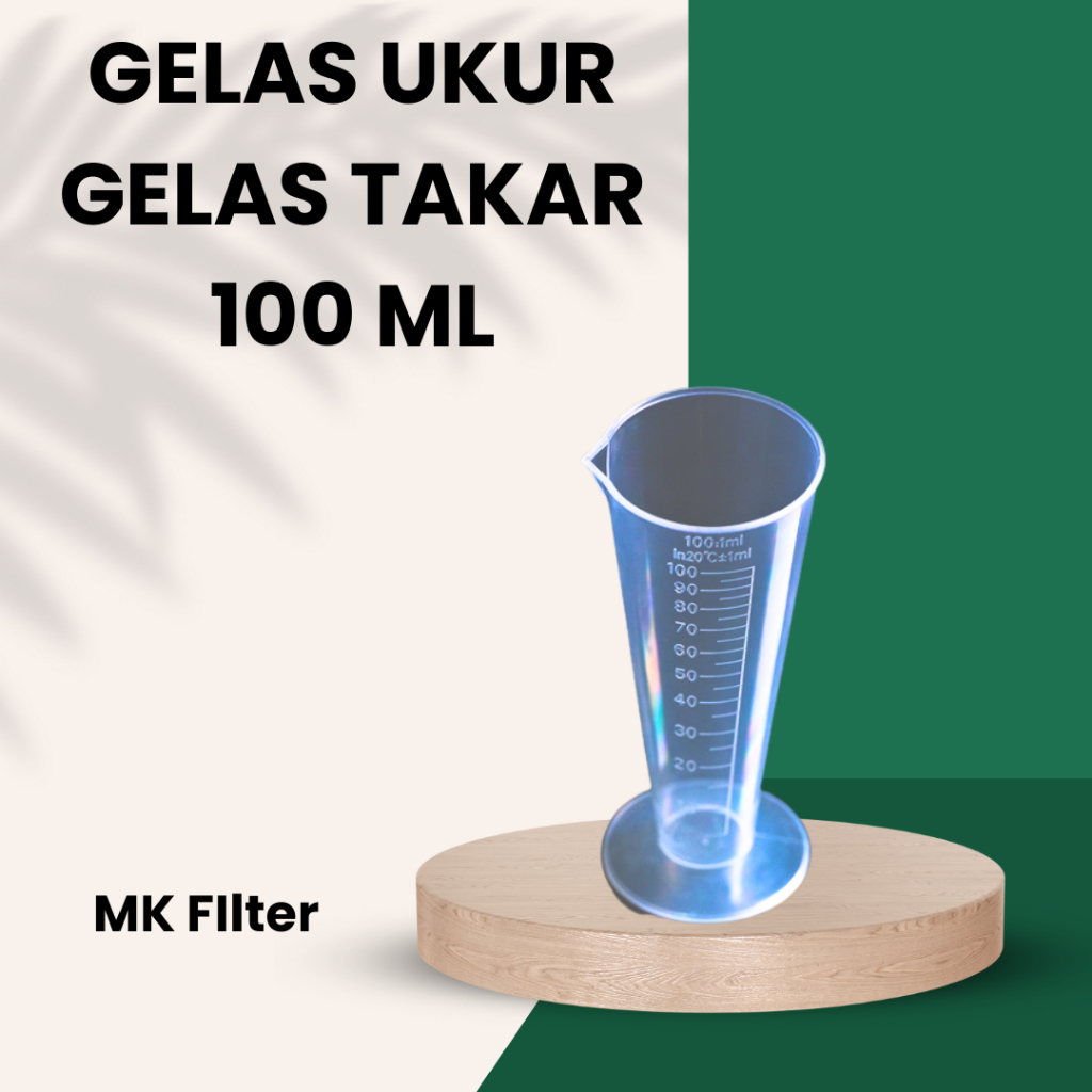 Gelas Ukur 100ml / Gelas Takar 100 ml / silinder ukur 100ml