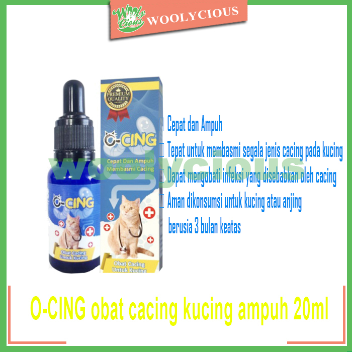 OCING OBAT CACING - O-CING Obat cacing kucing ampuh 20 ml
