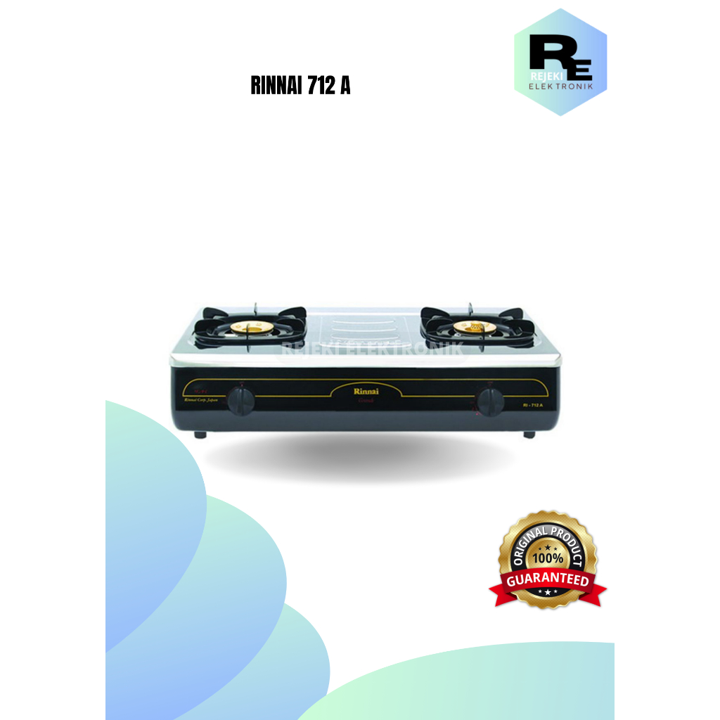 KOMPOR RINNAI 2 TUNGKU RI 712 A RI 712 AN RI712A RI712AN RI 712A RI 712AN