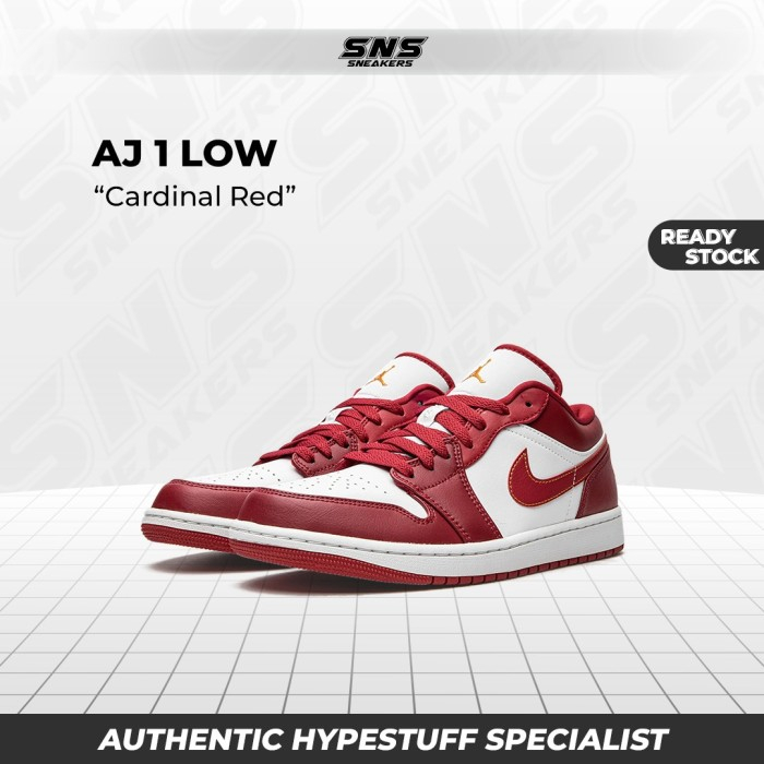 Nike Air Jordan 1 Low Cardinal Red BNIB 100% Authentic Original