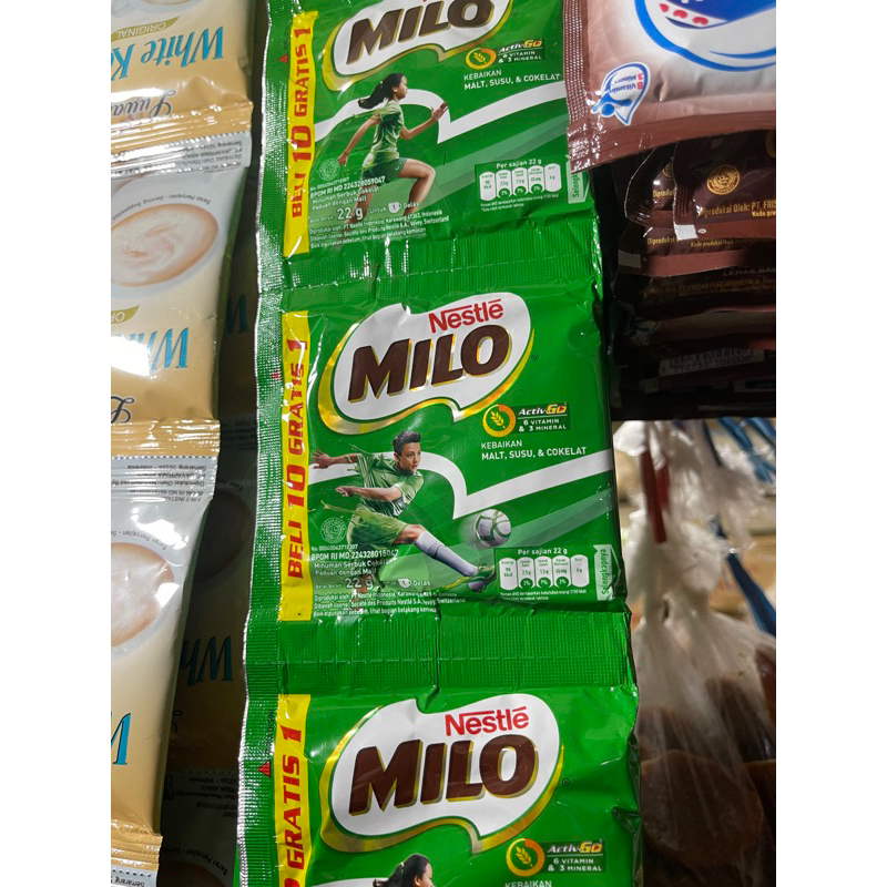 

milo saset isi 10 per renceng