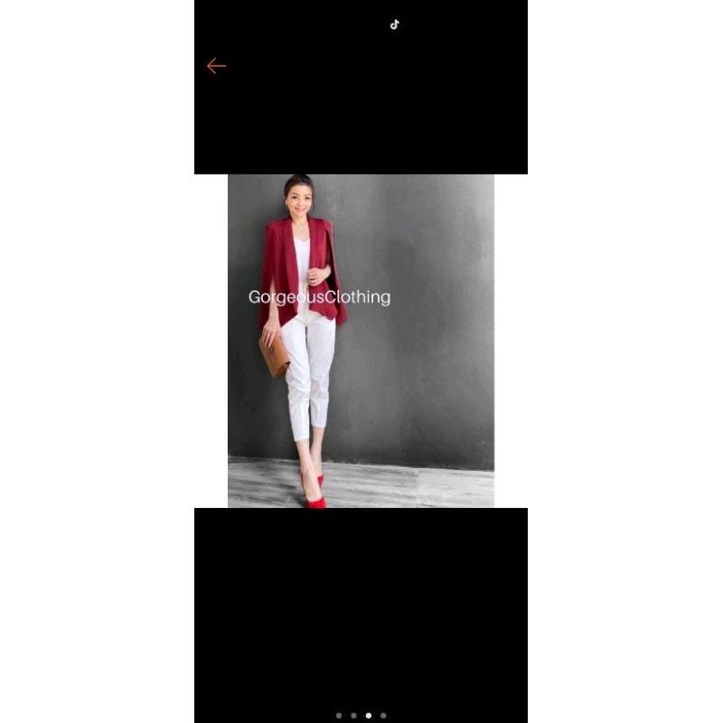 preloved cape blazer