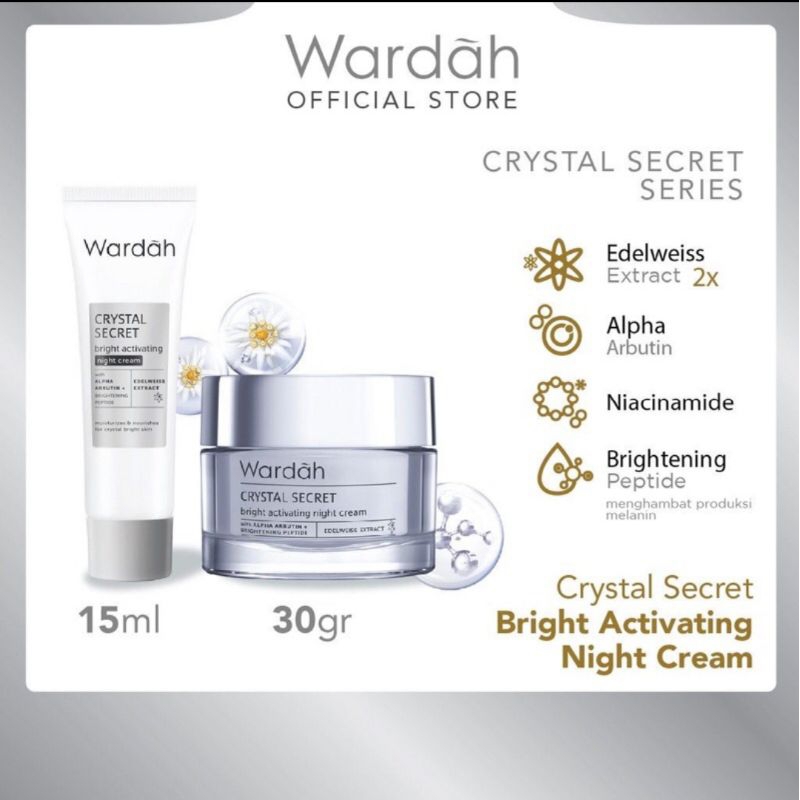 Wardah Crystal Secret Night Cream