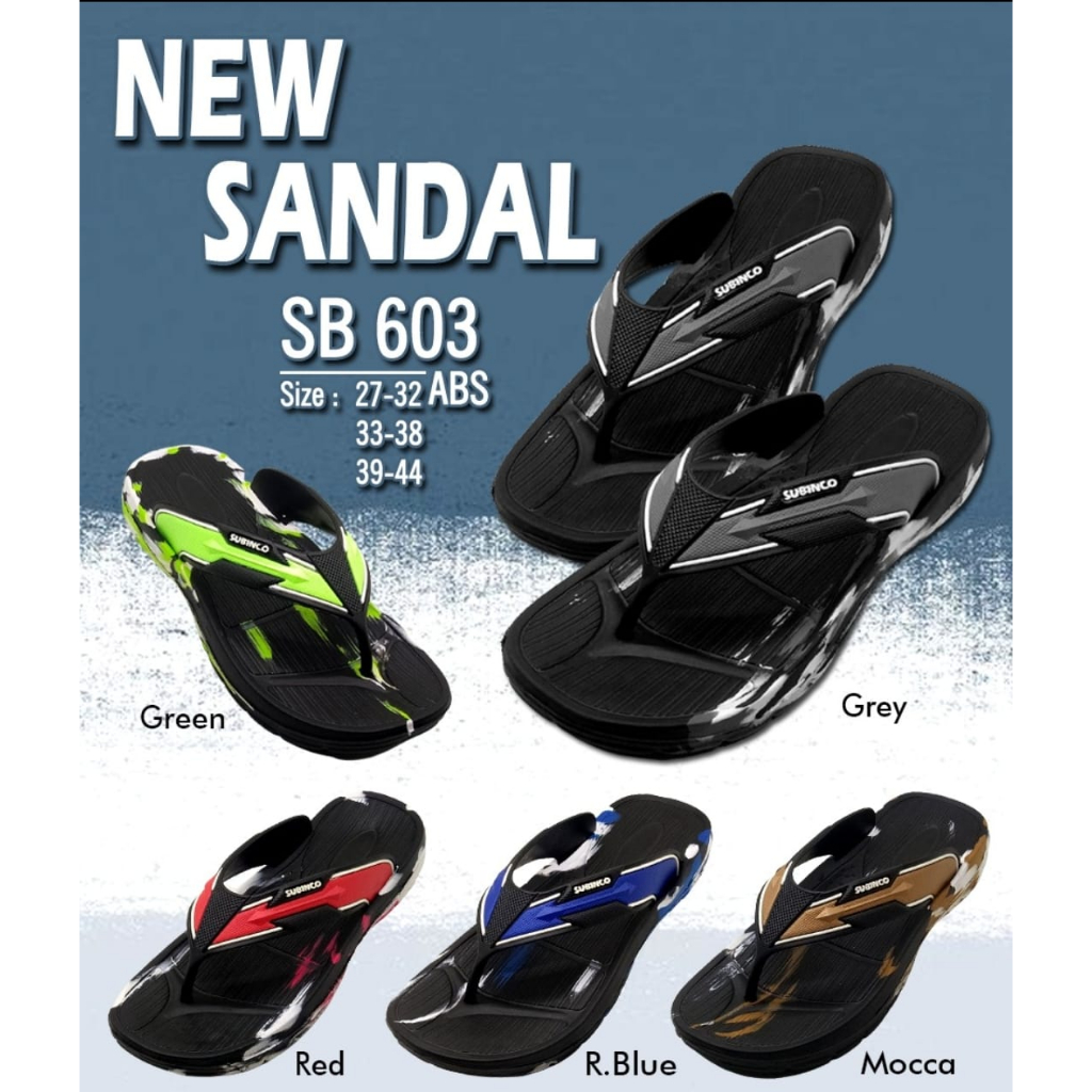 Sandal Japit Remaja Laki-Laki Model Warna Shevano Murah