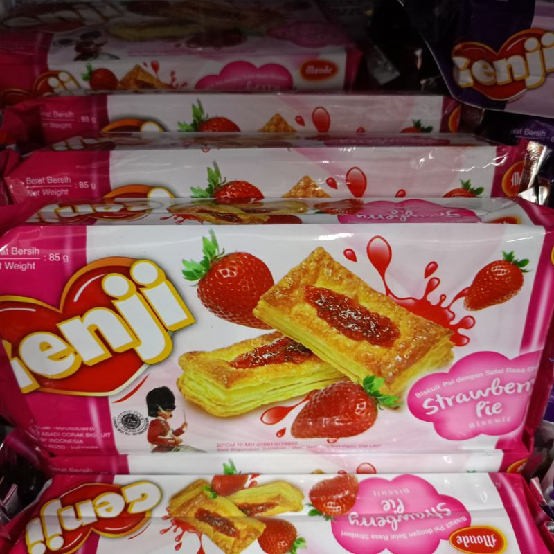 

Genji Strawberry Pie Biscuit Biskuit Pai dengan Selai Stroberi 85gr