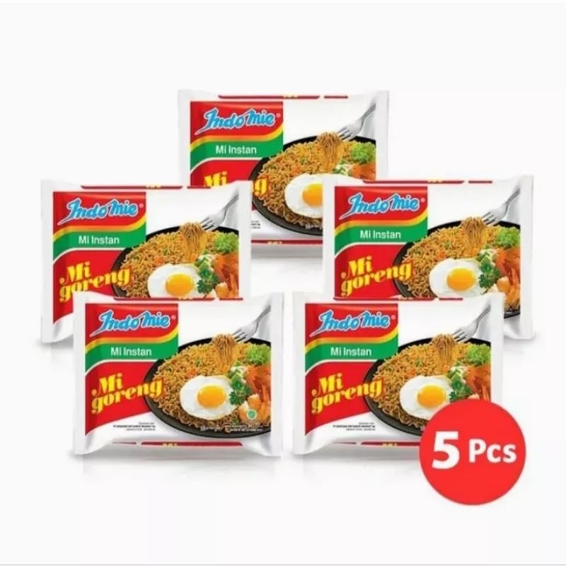 

Paket indomie isi 5 pcs