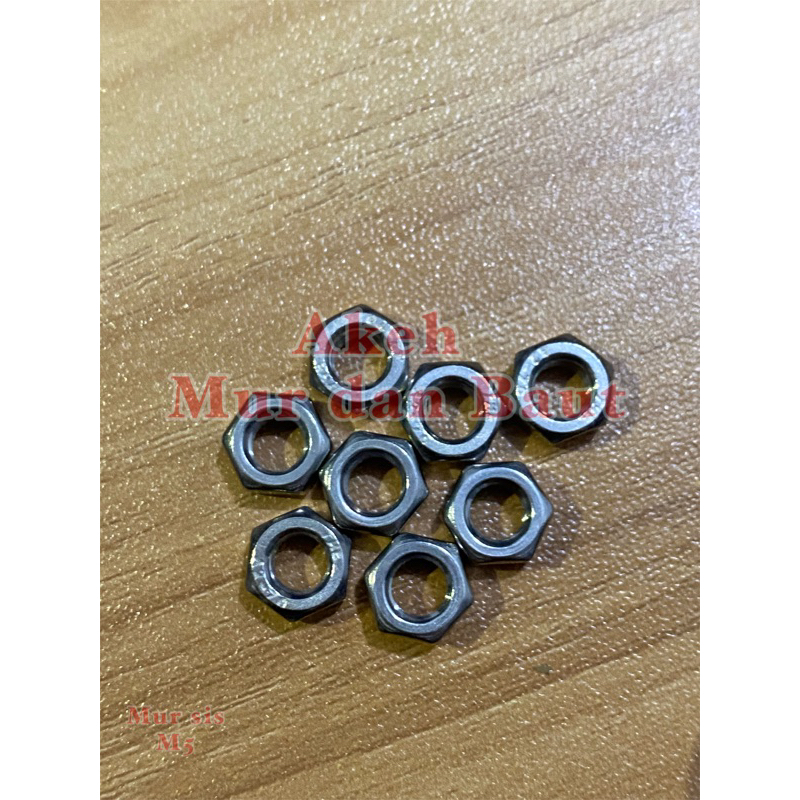 Mur Stainless 304 M5 / Mur Hex Nut m5