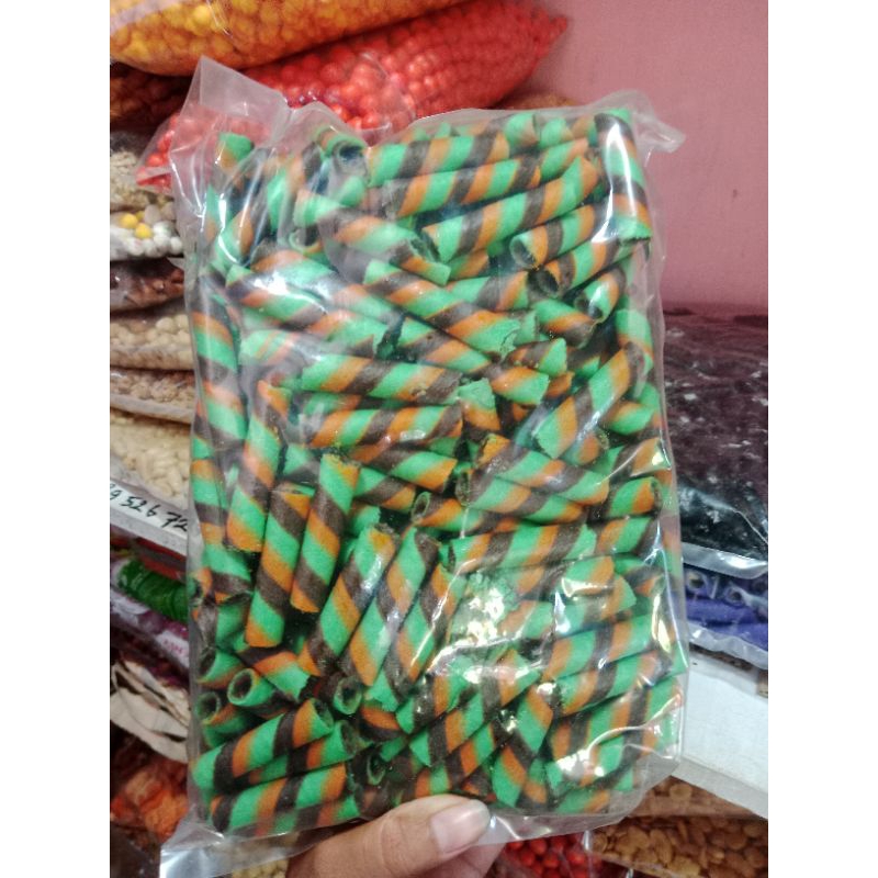 

Snack Kiloan Astor Green Tea Vanila /Snack/½kg