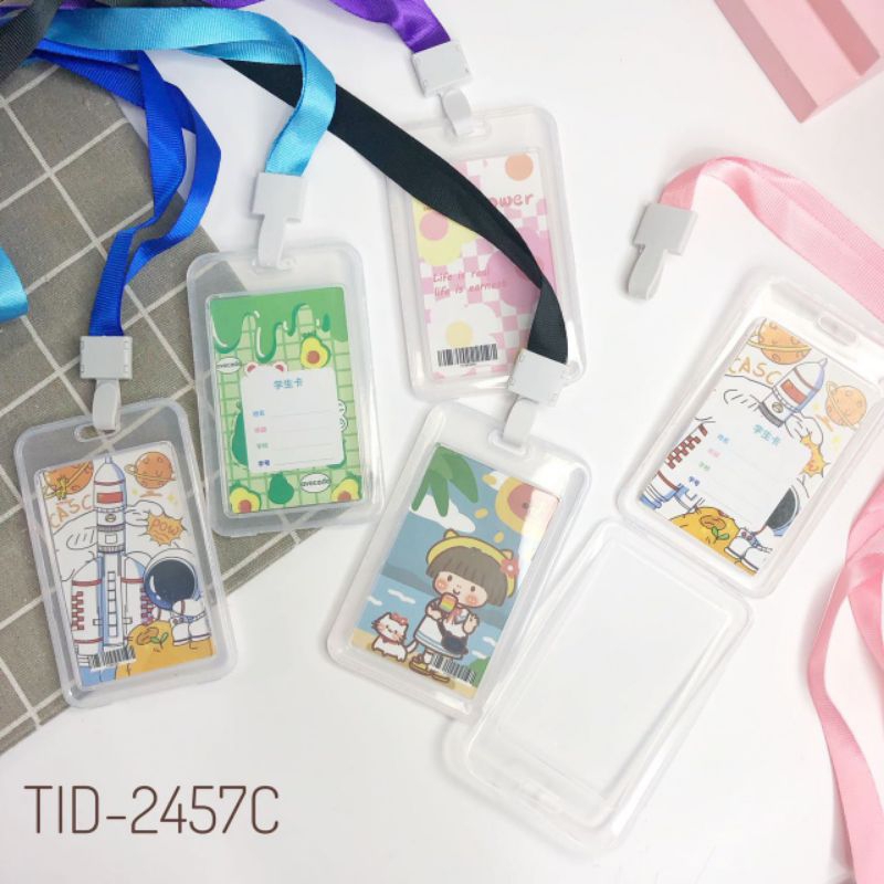 

Name Tag 2 Sisi Bolak Balik - ID Card Holder Name Tag Bolak Balik - Gantungan Nama Tag 2 Sisi