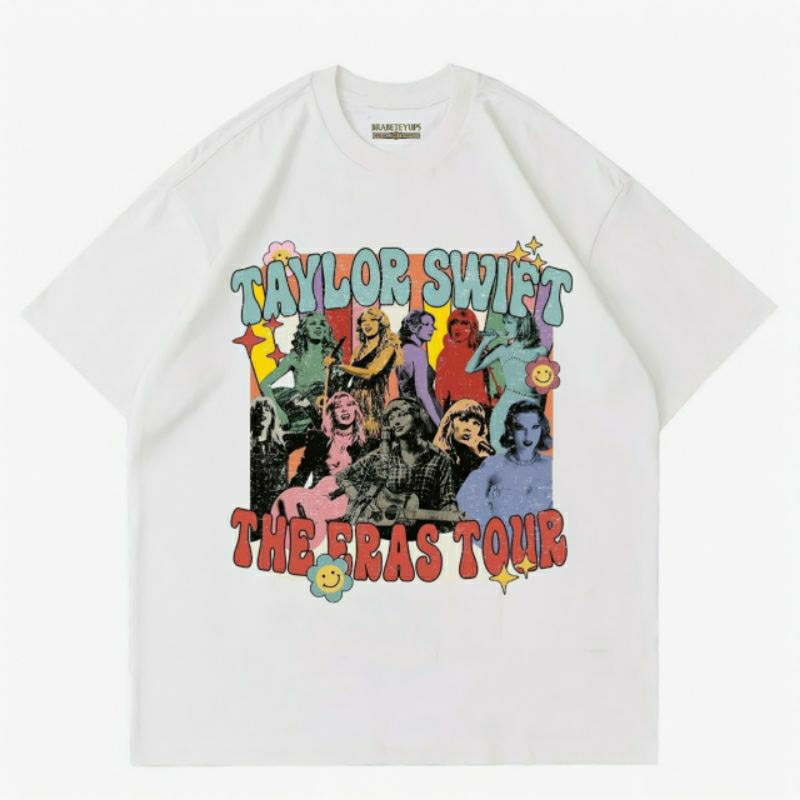 Tshirt - Tailor Swift Series | The Eras Tour| kaos Band Taylor Swift | Atasan | BAJU MUSIK ROCK META