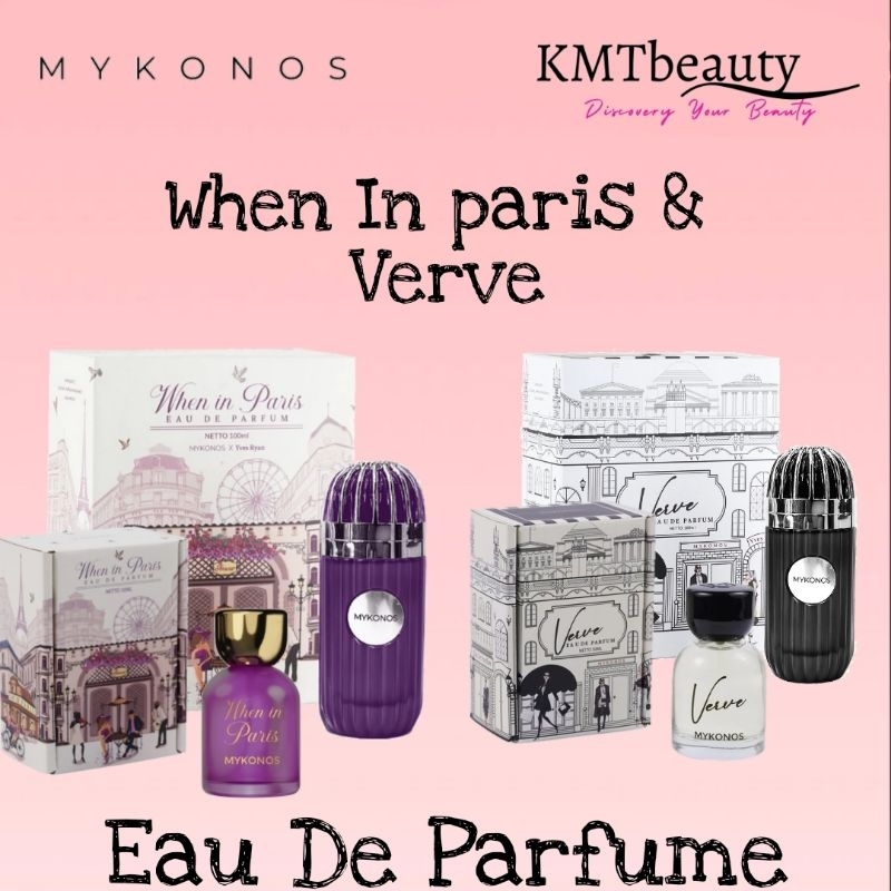 [Free Tester] Mykonos Verve & When In Paris EDP 50ml & 100ml [Official Reseller]