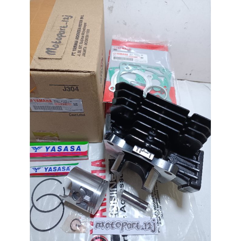 Blok Seher komplit plus Lem Topset (3KA-YP1) Cylinder Yamaha RX KING rx king asli Ori YP1