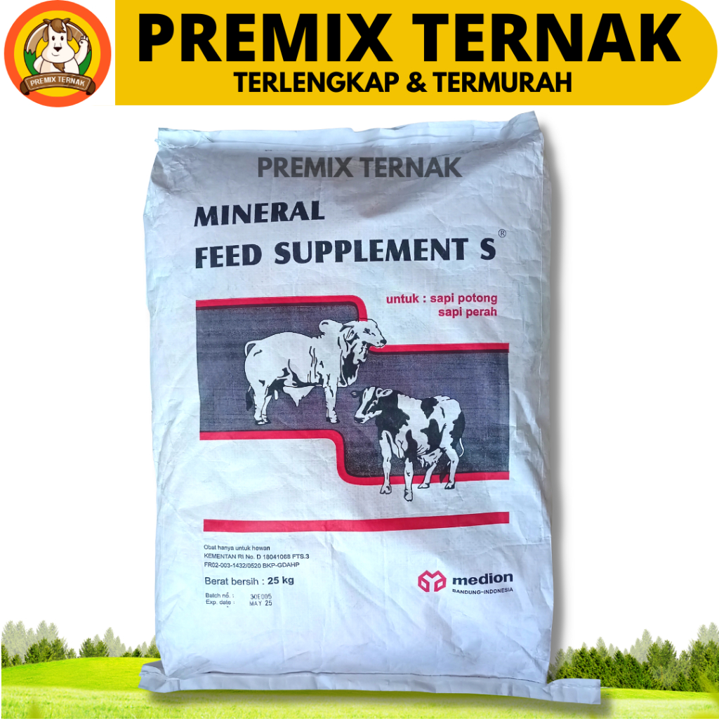 MINERAL FEED SUPPLEMENT S MINERAL SAPI MEDION 1 SAK 25KG