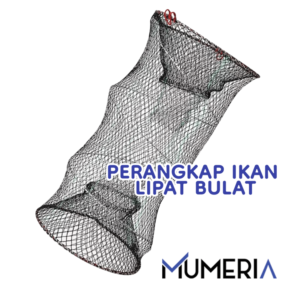 Premium Bubu Perangkap Jebakan Jaring Jala Prangkap Lipat Bulat Ikan Udang Kepiting Sungai Danau