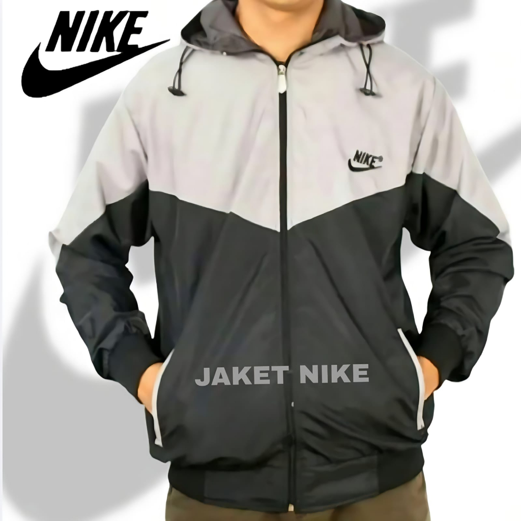 Jaket Parasut Olahraga Lari Jogging  ,  Jaket Pria Parasut / Jaket Joging / Jaket Parasit Pria