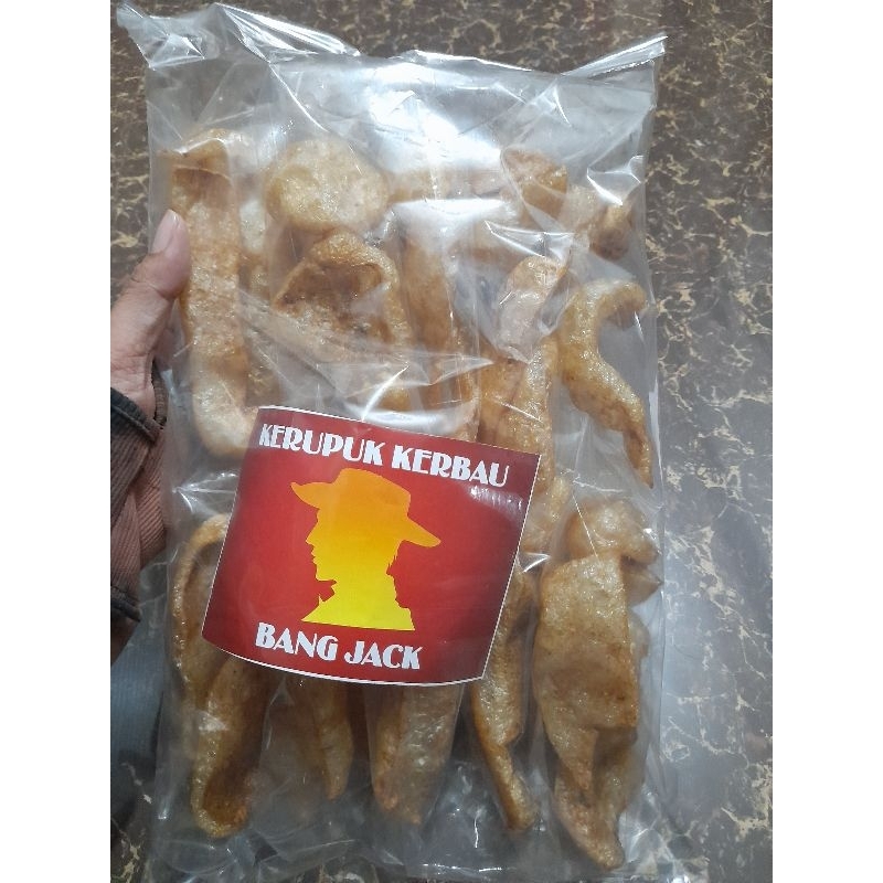 

kerupuk kerbau kemasan ecer