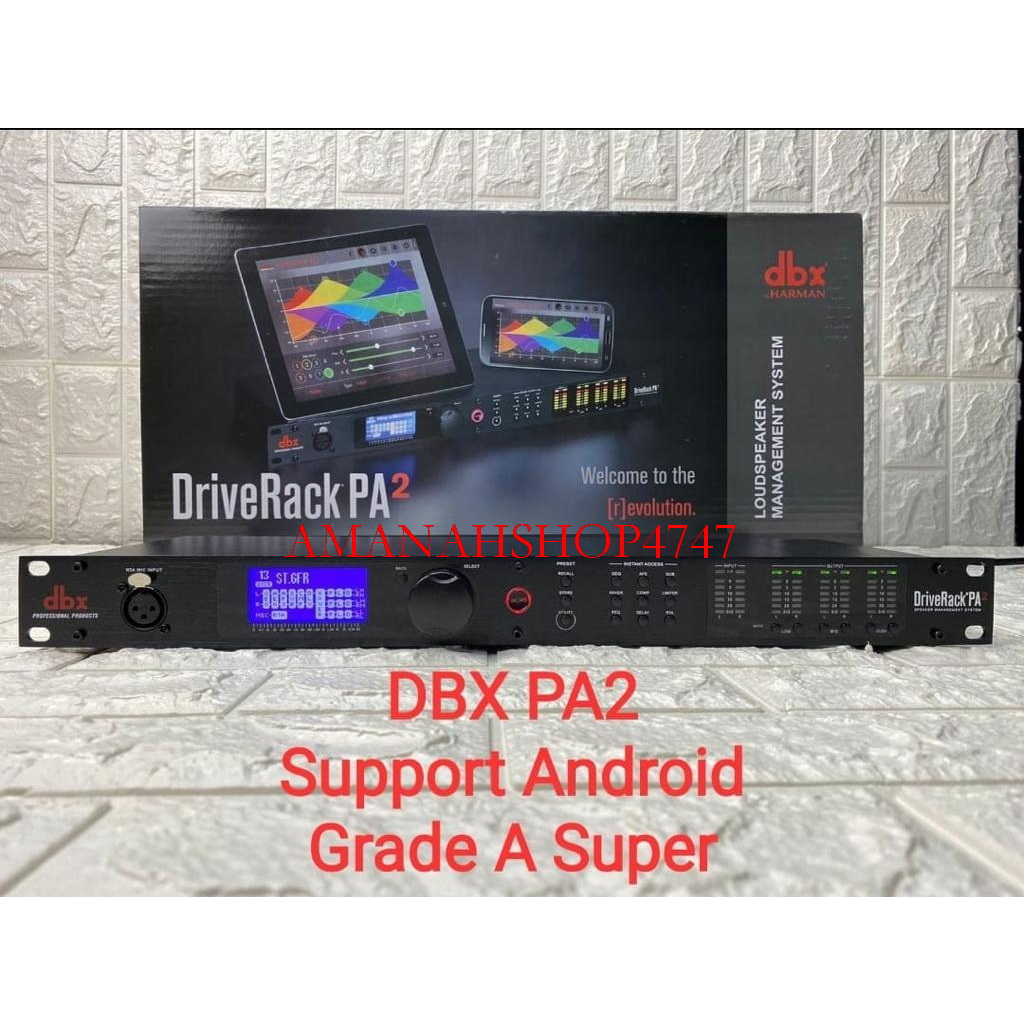 SPEAKER MANAGEMENT DBX DRIVERACKPA2 DBX DRIVERACK PA2