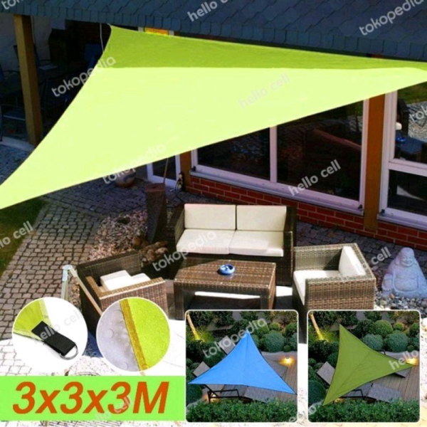 Dijual Tenda Kanopi Bentuk Segitiga Bahan Kain Untuk Camping/Taman/Outdoor Diskon