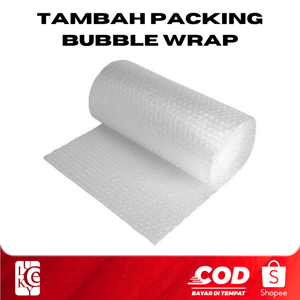 

PACKING BUBBLE WARP TEBAL Untuk Pengemas Barang Kemasan Bubble Wrap Plastic Plastik Anti Air