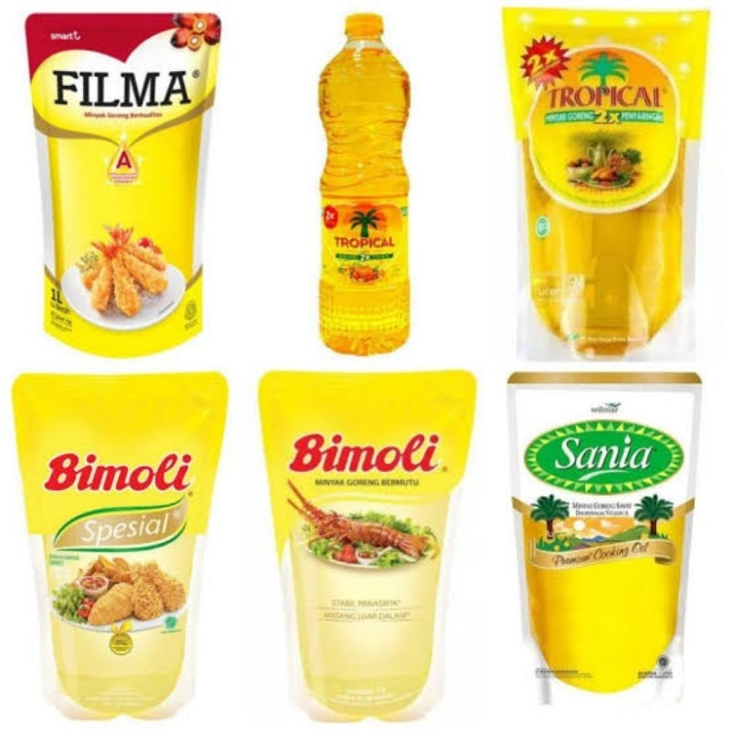 

minyak kemasan refil 1 liter