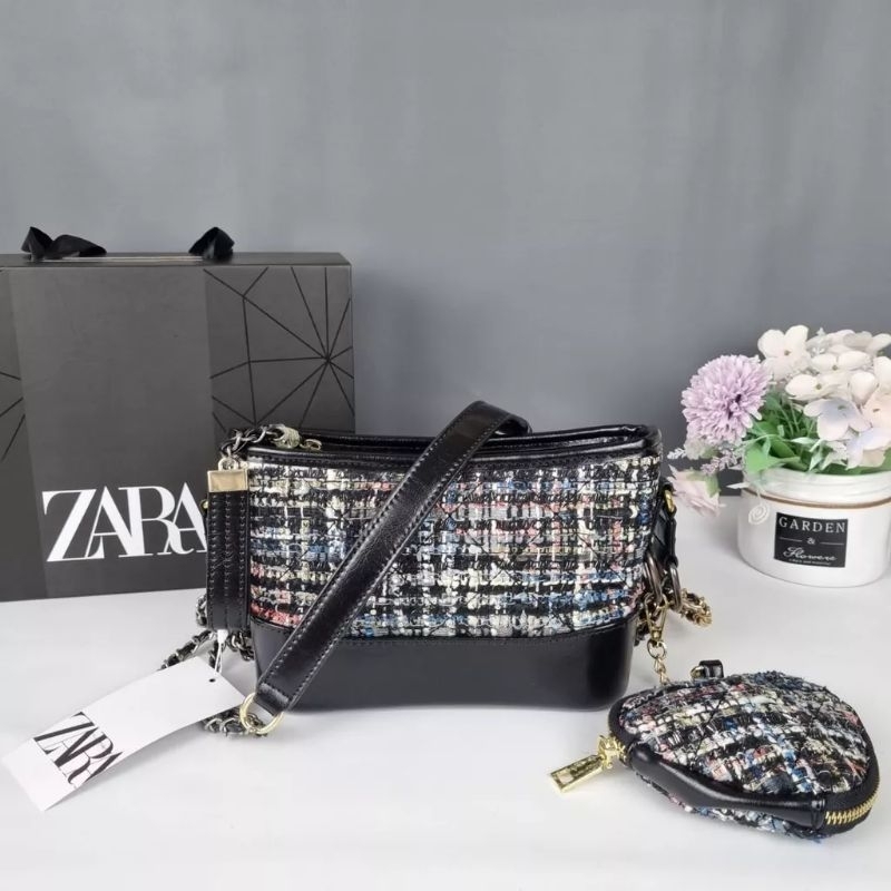 TAS ZARA GABRIELLE LOVE GIFT SET WANITA WITH BOX IMPORT