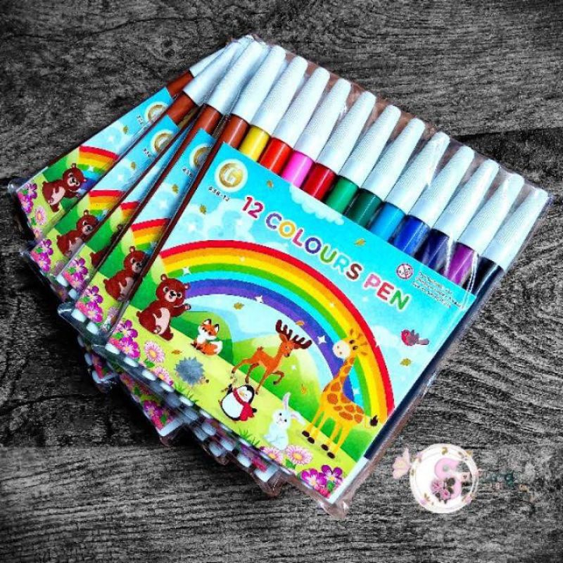 

Spidol 12 warna 838 colour pen