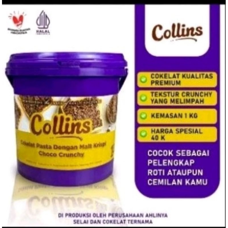 

Collins Pasta Dengan Malt Krispi Choco Crunchy 1 Kg