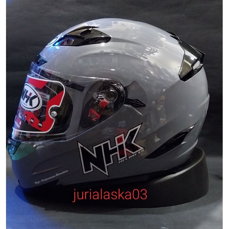 HELM NHK RX9  SOLID | FULL FACE  |  DOUBLE VISOR L