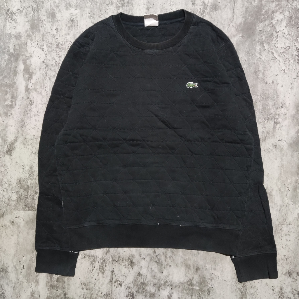 CREWNECK By LACOSTE LOGO KECIL SECOND BLU151